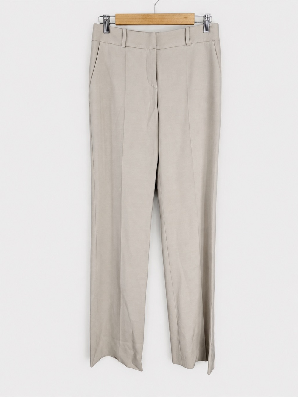 Giorgio Armani Women’s Wool Blend Taupe Beige Trousers Pants NWOT Size 40